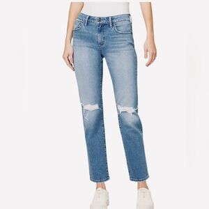 NEW Joe’s Jeans Women's Lara Mid Rise Straight Ankle Jeans Distressed Size 27
